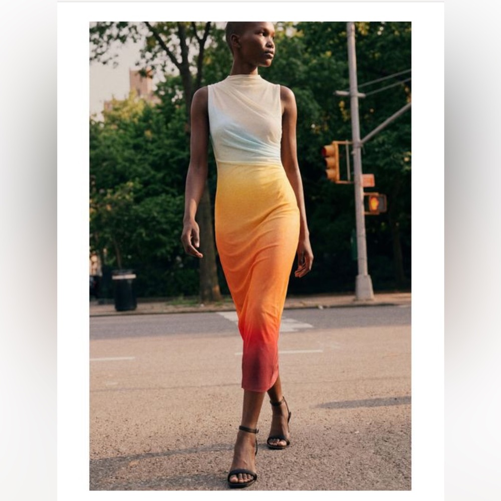 Desigual ombré dress size S